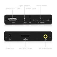 Media Player, Keedox Digital Media Player HD Media Player HDMI FULL HD 1080P for USB Drivers, SD Cards, HDD, External... N2