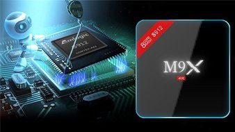 Kekilo M9X M3 TV Box Amlogic S912 Octa Core Android 6.0 Marshmallow 4K Kodi 17.0 Pre-installed 2GB/16GB Dual WiFi... N4