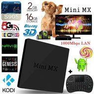 [Free Wireless Keyboard + Mouse] J-DEAL&reg; 1000M LAN KODI 16.0 Amlogic S905 Quad Core Mini MX 2G/16G Android 5.1...