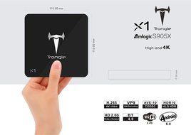 [Free Wireless Keyboard] J-DEAL&reg; X1 Android 6.0 Marshmallow Amlogic S905X Quad Core Android TV Box Kodi 16.1 Fully... N3