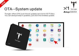 [Free Wireless Keyboard] J-DEAL&reg; X1 Android 6.0 Marshmallow Amlogic S905X Quad Core Android TV Box Kodi 16.1 Fully... N5