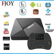 DOLAMEE D5 + Black H9 Keyboard Android 5.1 TV Box 1G/8G RK3229 Quad Core HD Smart 4K KODI 16.0 WIFI Fully Loaded...