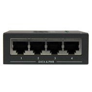 StarTech.com 4 Port Gigabit Midspan PoE+ Injector Wall-Mountable Power Over Ethernet (POEINJ4G) N2