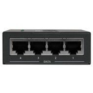 StarTech.com 4 Port Gigabit Midspan PoE+ Injector Wall-Mountable Power Over Ethernet (POEINJ4G) N3