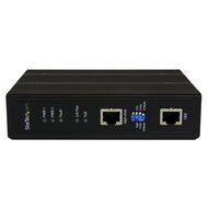 StarTech.com 4 Port Gigabit Midspan PoE+ Injector Wall-Mountable Power Over Ethernet (POEINJ4G) N6