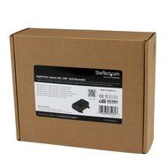 StarTech.com 4 Port Gigabit Midspan PoE+ Injector Wall-Mountable Power Over Ethernet (POEINJ4G) N12
