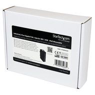 StarTech.com 4 Port Gigabit Midspan PoE+ Injector Wall-Mountable Power Over Ethernet (POEINJ4G) N17