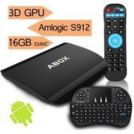 [Free Mini Keyboard] 2017 Model ABOX A3 Android 6.0 TV Box with Amlogic S912 Octa-Core 64-bit ARM Cortex A53 CPU