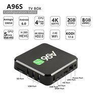 [2017 Free Wireless Mini Keyboard] WIIKEE A96S Amlogic S905X Quad Core Android TV Box with KODI 17.0 Fully Loaded... N2