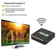 [2017 Free Wireless Mini Keyboard] WIIKEE A96S Amlogic S905X Quad Core Android TV Box with KODI 17.0 Fully Loaded... N4