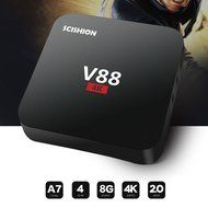 V88 FHD 1080P 4K 3D Smart TV Box Android 5.1 Quad-Core 1+8GB KODI/XBMC WiFi Media Player Hotspot N2