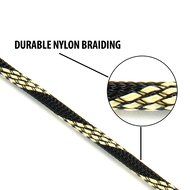 DATASTREAM Digital Audio Optical TOSLink Cable (6&#039;) w/ High Fidelity Audio Transfer &amp; Nylon Braided Cable - Excellent... N4