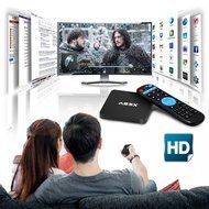 Mini TV Box Android 6.0 A95X Amlogic S905X Quad Core 2G DDR3 RAM 16G eMMC ROM 2GB/16GB 2.4G+5.0G Dual Band WiFi... N4