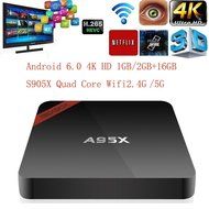 Edal NEXBOX Android 6.0 4K TV Box A95X Pro Amlogic S905X Quad Core 2G/16G KODI 16.1 Pre-installed Support VP9...