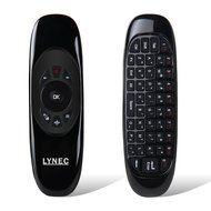 LYNEC C120 2.4G 6-Axis Portable Mini Wireless Remote Keyboard Mouse with 3-Gyro &amp; 3-Gravity Sensor for PC HTPC...