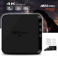Flylion M8S Pro TV Box Android5.1 RK3229 Quad Core 2GB 8GB Kodi16.1 Fully Loaded H.265 4K Streaming Media Player N2