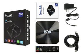 Zoomtak K5 Android TV Box Kodi 16.0 Fully Loaded Amlogic S805 Quad Core 1G RAM/8G ROM,Bluetooth 4.0,Dual Band... N5
