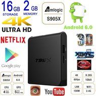 Greatever T95X TV Box Android 6.0 Marshmallow Amlogic S905X 64bit Quad Core 1G 8G XBMC Kodi 16.1 Ultra HD 4K 60fps... N4