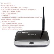 Andoer CS-918T Smart Android 4.4 TV Box Rockchip RK3128 Quad Core ARM Cortex A7 1.3 GHz 2G / 16G H.265 XBMC DLNA... N8