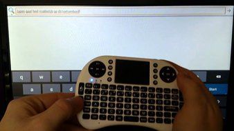 Henscoqi I8 2.4G Wirelesss Multi-Touch Mini Mouse and Keyboard for Android TV Box, PC, Pad, XBox 360, PS3, HTPC... N5