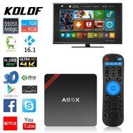 KOLOF NEXBOX A95X Amlogic S905X OTT TV Box 1G 8G Android 6.0 Kodi 16.1 Quad Core Streaming Media Player