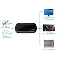 VicTsing TV Box Quad Core Android 4.4.4 Smart Pro Media Player 1080P WIFI HDMI XBMC, Black N4
