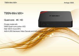 iNepo T95N TV Box Smart Box Android 5.1 S905 1GB DDR 8GB Flash Quad-Core Cortex A53 Kodi16.0 WiFi 2.4GHz H.265... N5