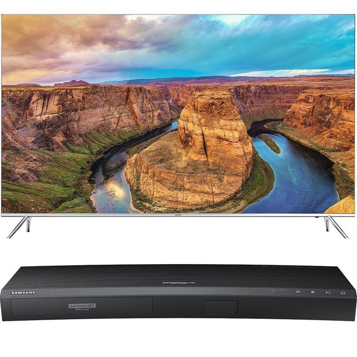 Samsung 65-Inch 4K SUHD Smart HDR 1000 LED TV - KS8000 8-Series (UN65KS8000FXZA) with Samsung 3D Wi-Fi 4K Ultra...