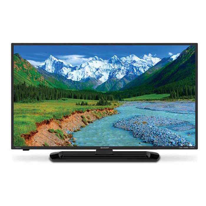 Sharp LC-32LE265M 32" Multi System HD Slim LED TV with Free HDMI Cable, 110-240 Volt
