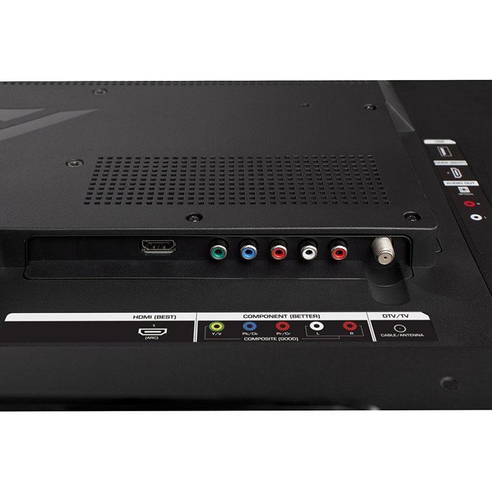slots and sockets of VIZIO E320-B2 LED HDTV