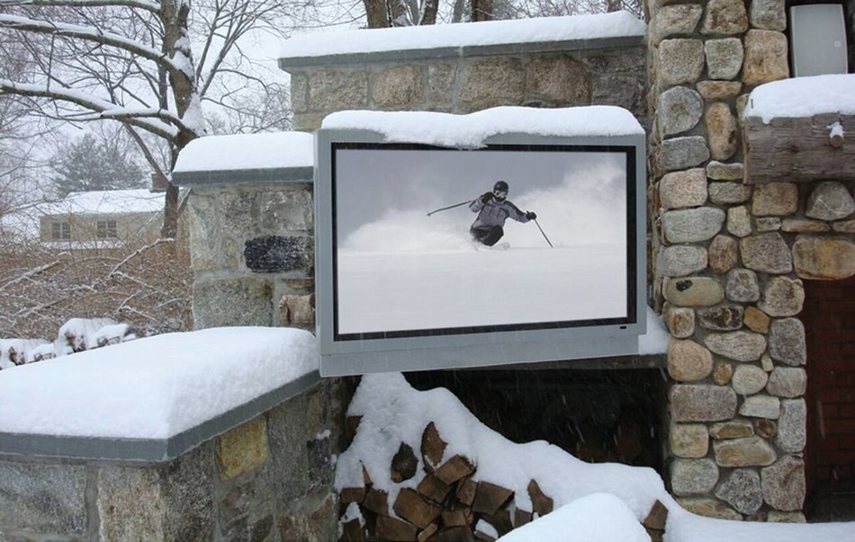 55" TV Outdoor Pro Sunbrite Model 5518HD All Weather Television LED LCD HD Direct Sunlight View - WHITE Aluminum... N2