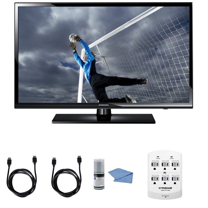 Samsung UN40H5003 - 40-Inch Full 1080p HD 60Hz LED TV + Hookup Kit - Includes TV, HDMI to HDMI Cable 6', 6 Outlet...