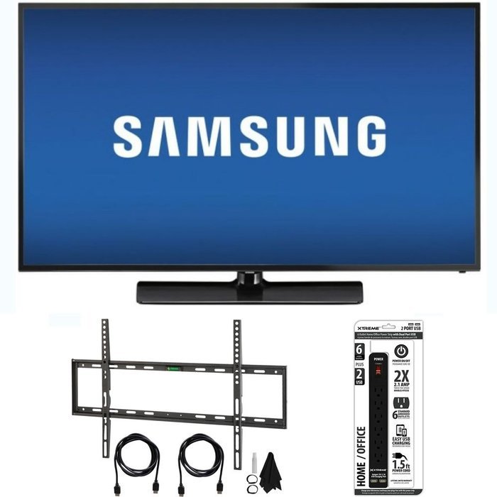 Samsung UN58J5190 58" Class J5190 5-Series Full HD LED Smart TV w/ Wall Mount Bundle includes, TV, Flat Wall Mount...