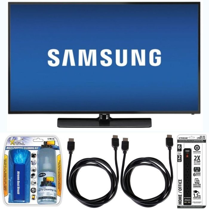 Samsung UN58J5190 58" Class J5190 5-Series Full HD LED Smart TV w/ Accessory Bundle includes TV, Screen Cleaning...