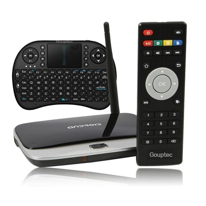 Gouptec Tv Receivers 1080P Cs918 2G/16G Android 4.4 Smart TV BOX Xbmc Quad Core 16g Wifi Full Hd Stream Media... N2
