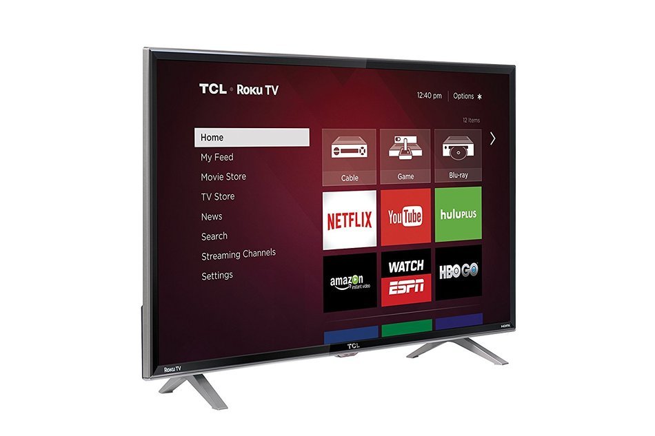 TCL 32S3850 32-Inch 720p Roku Smart LED TV (Silver) (2015 Model) N11