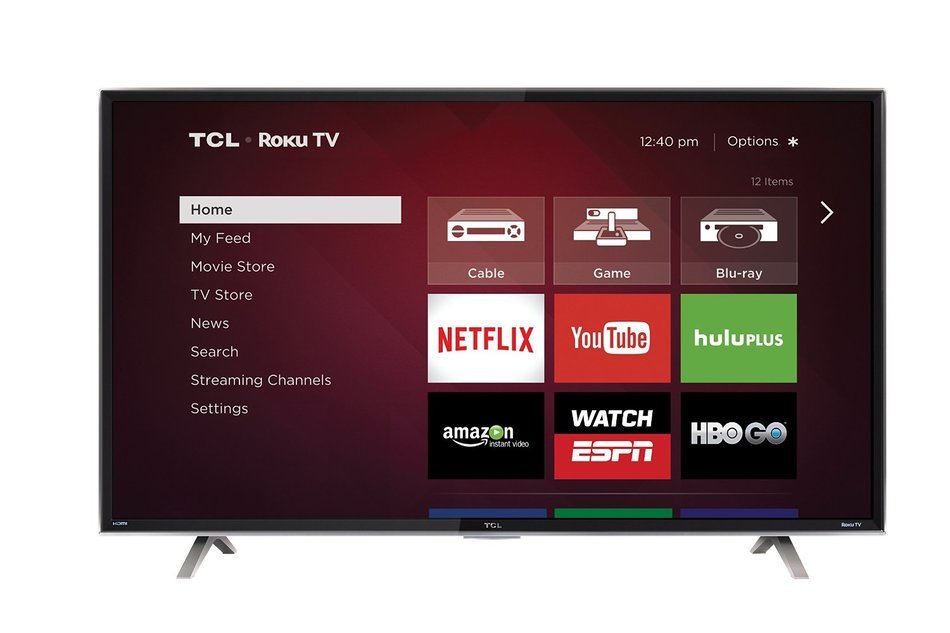 TCL 32S3850 32-Inch 720p Roku Smart LED TV (Silver) (2015 Model) N23