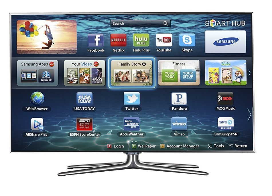 Samsung UN46ES7100 46-Inch 1080p 240Hz 3D Slim LED HDTV (Silver) (2012 Model)