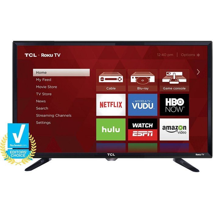 TCL 28S3750 28" 720p 60Hz Roku Smart LED HDTV