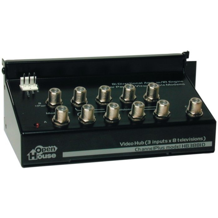 Open House H838BID New 3 x 8 Video Distribution System for 8 TVs W/IR Engine Consumer Electronics