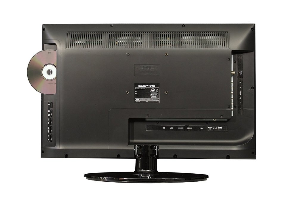 Sceptre E195BD-SHD 19-Inches 720p TV Combo - Black N2