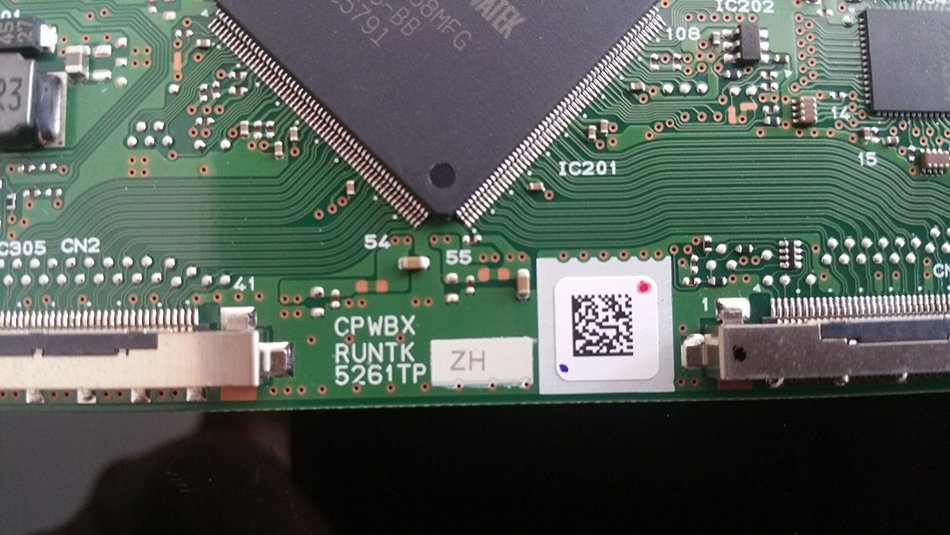 T-con board Sharp RUNTK5261TP (ZH) For VIZIO E701i-A3 N3