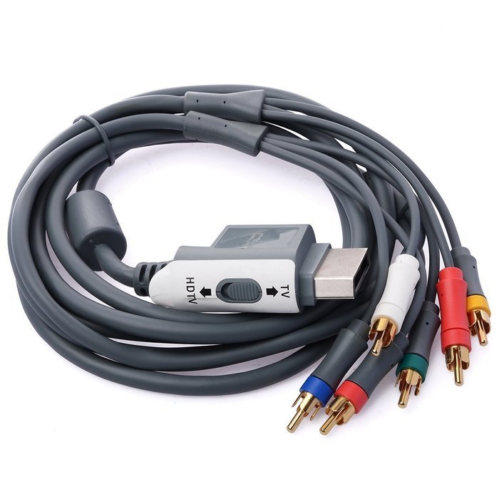 Xcellent Global 250CM Length Premium HDTV Composite Component High Definition HD AV TV LCD Cable Cord for Microsoft...