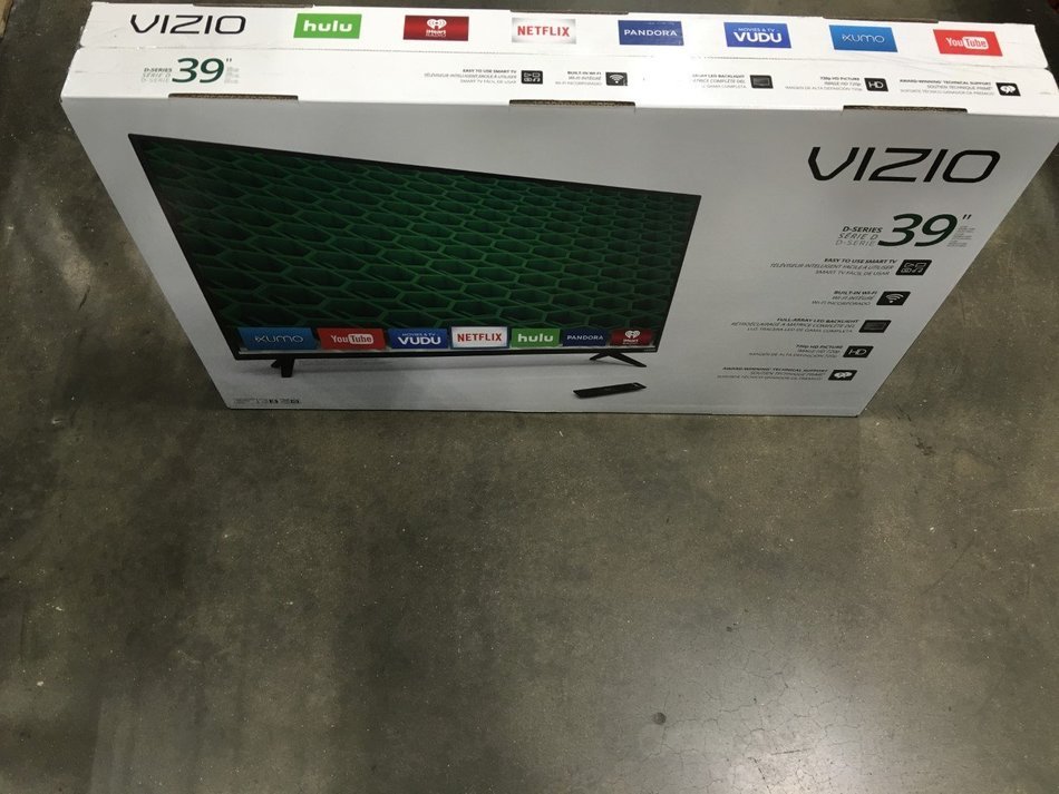 VIZIO 39" Class 720Hz Full-Array LED Built-in Wi-Fi Smart HDTV