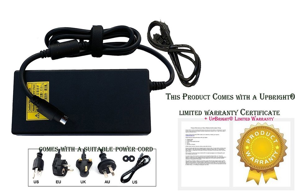 UpBright&reg; New Global 4-Pin DIN AC / DC Adapter For LOADUS RQ-12024 RQ12024 LED LCD TV Power Supply Cord Cable... N2