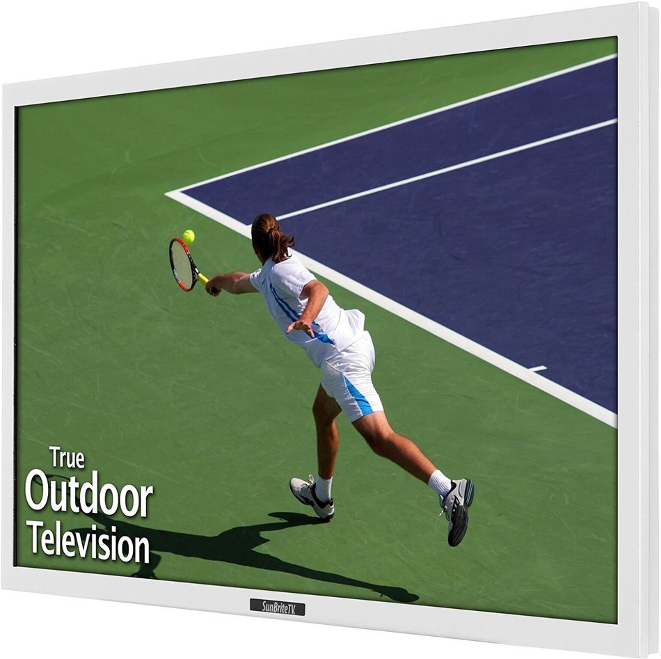 46" TV Outdoor Signature Sunbrite Model 4670HD All Weather Television LED LCD HD - WHITE Aluminum Enclosure