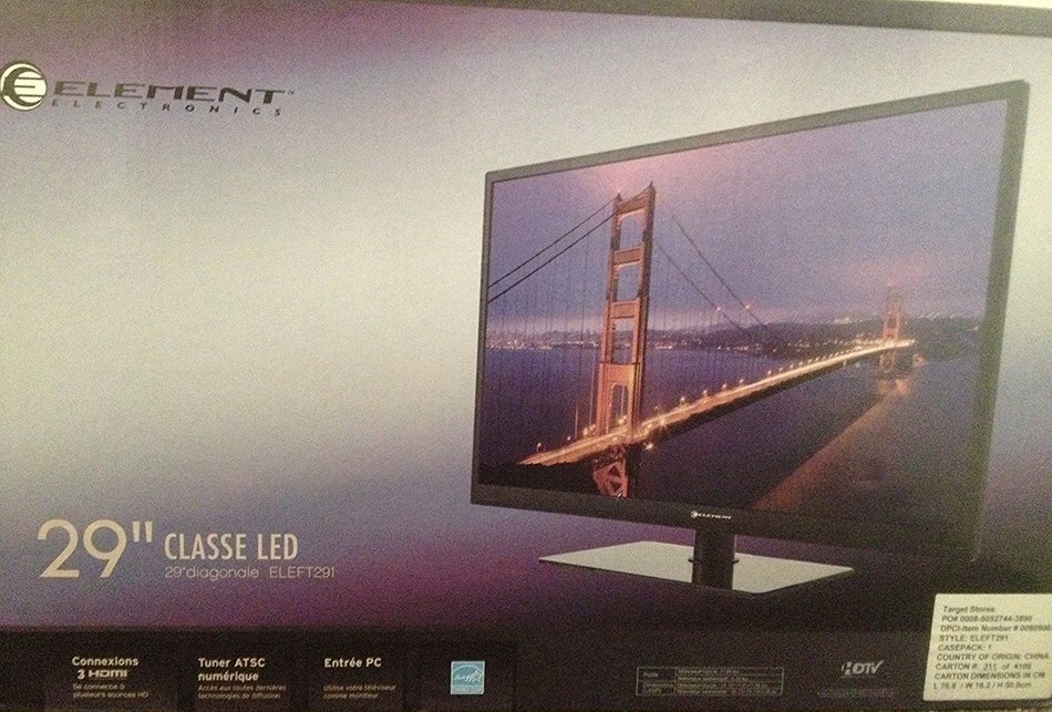 29" ELEMENT Class LED HDTV 1080p 60 Hz ELEFT291