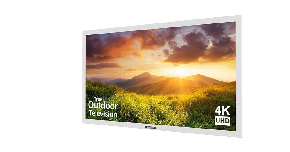 55&rdquo; Signature 4K Outdoor LED TV - Partial Sun - White