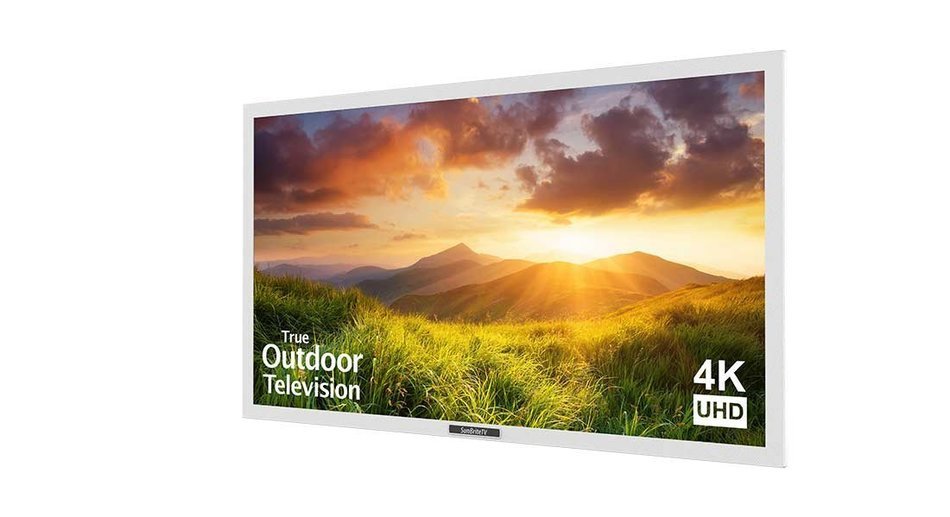 43&rdquo; Signature 4K Outdoor LED TV - Partial Sun - White