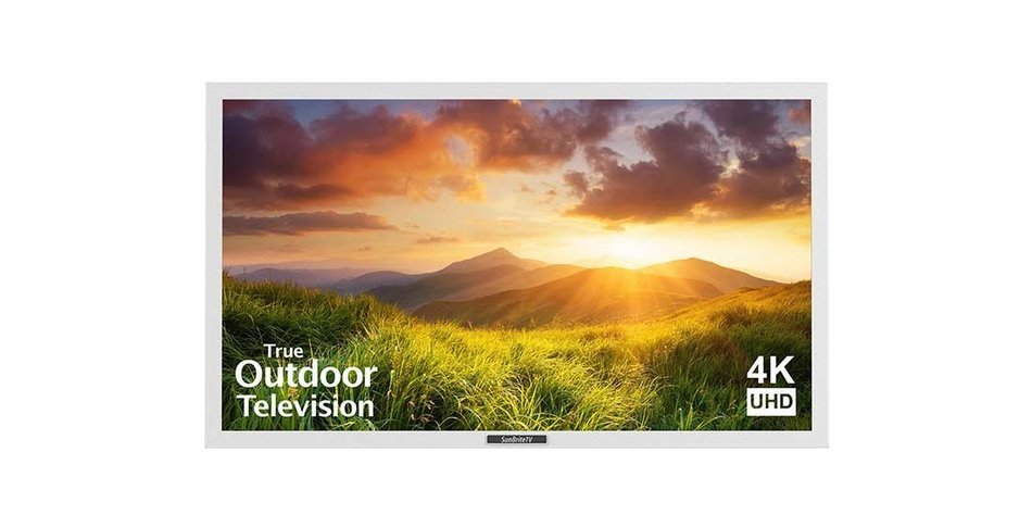 43&rdquo; Signature 4K Outdoor LED TV - Partial Sun - White N3